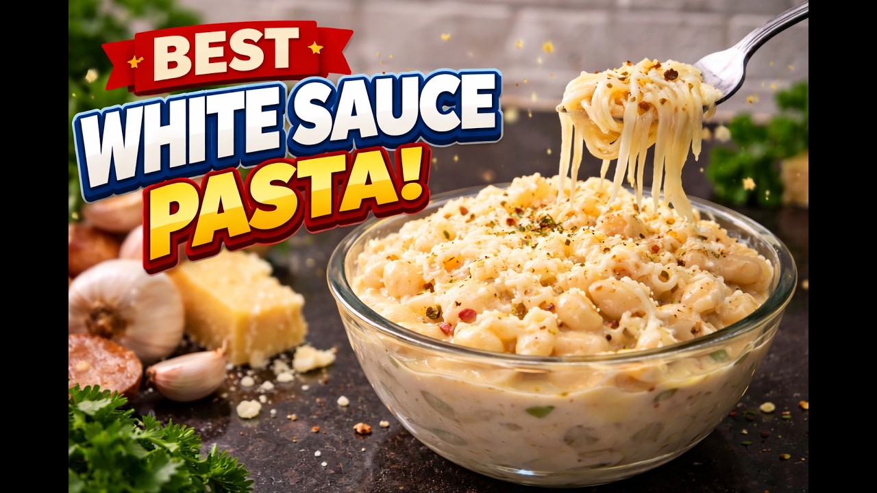 Cheesy White Sauce Pasta😋😋 | Perfect Creamy Pasta Recipe