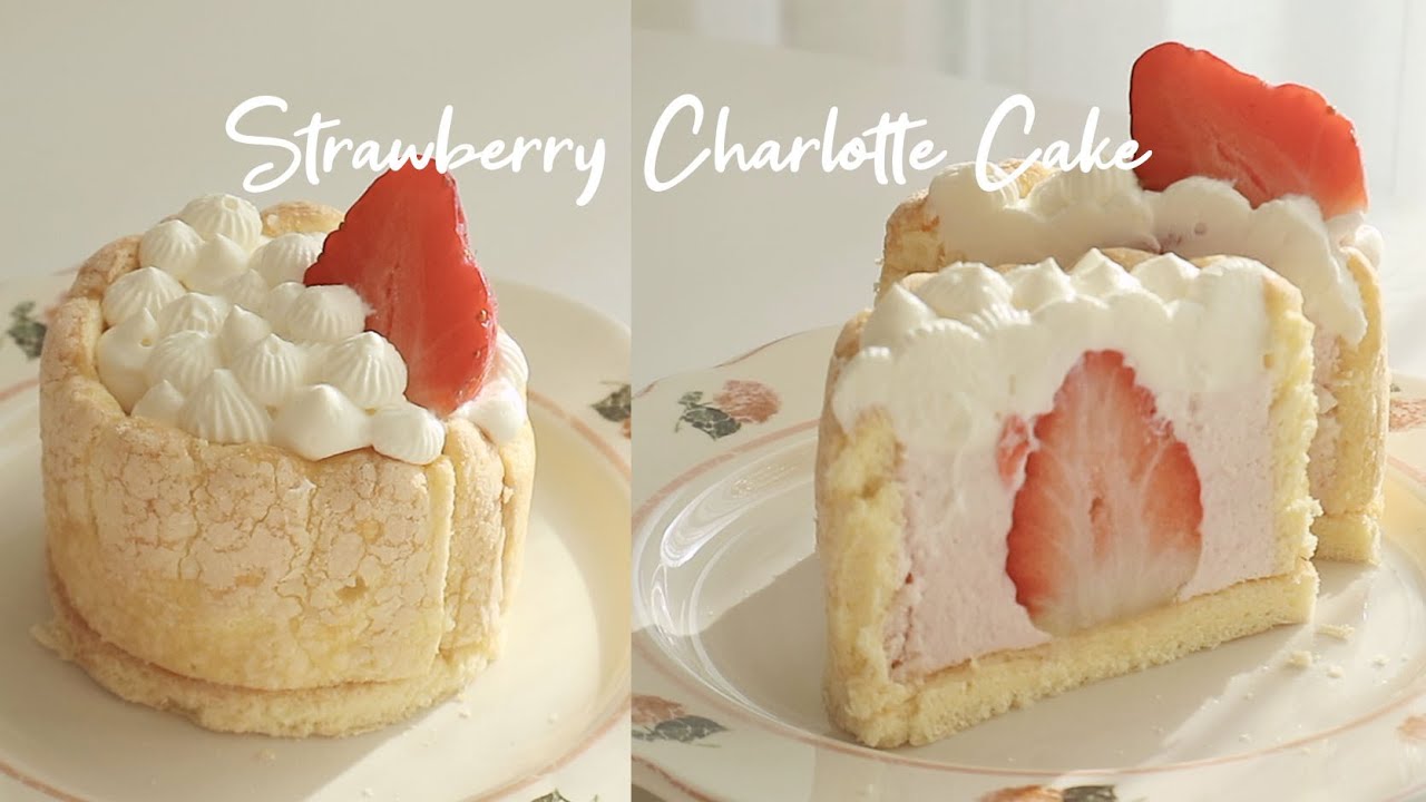 Mini Strawberry Charlotte Cake Recipe : 🍓 Strawberry Mousse Cake | SweetHailey