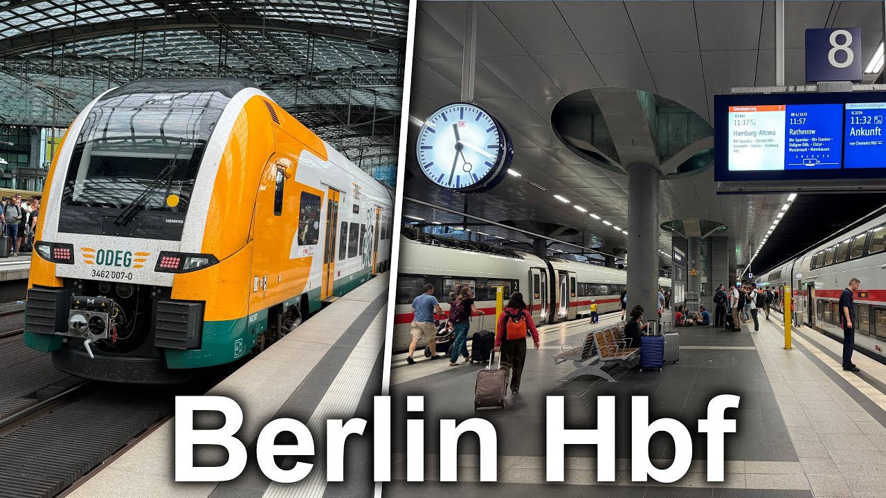 Züge in Berlin Hbf | Sommer 2024