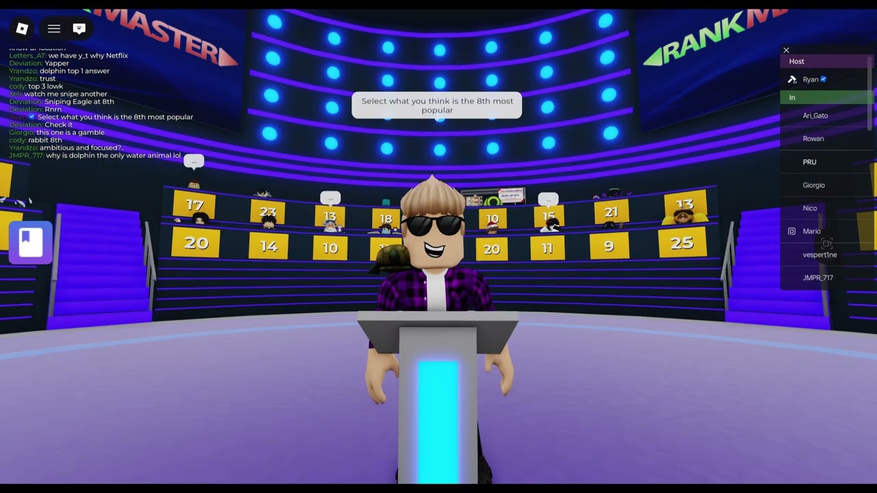 ROBLOX: Rank Masters (01/03/2026)