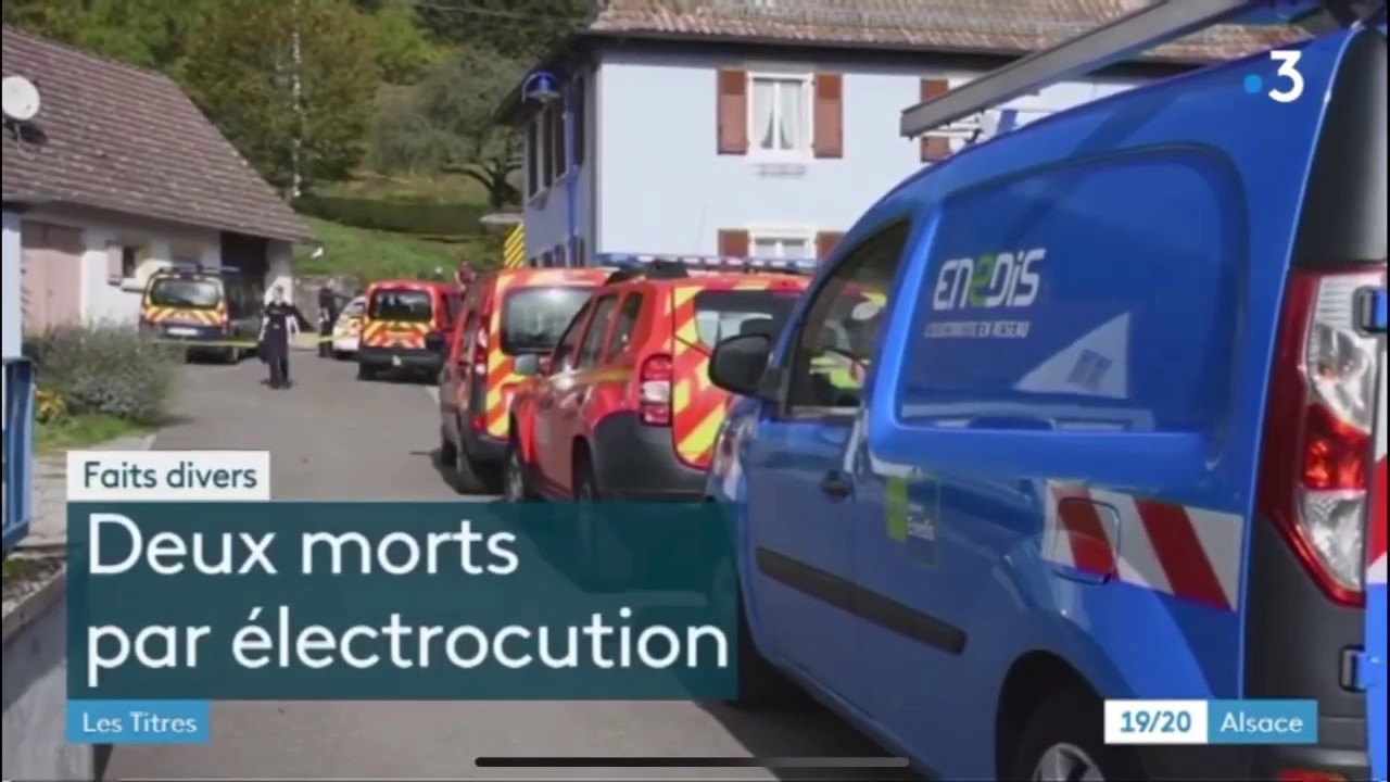Deux élagueurs meurent électrocutés (20 000 volts) à Rimbach-près-Masevaux