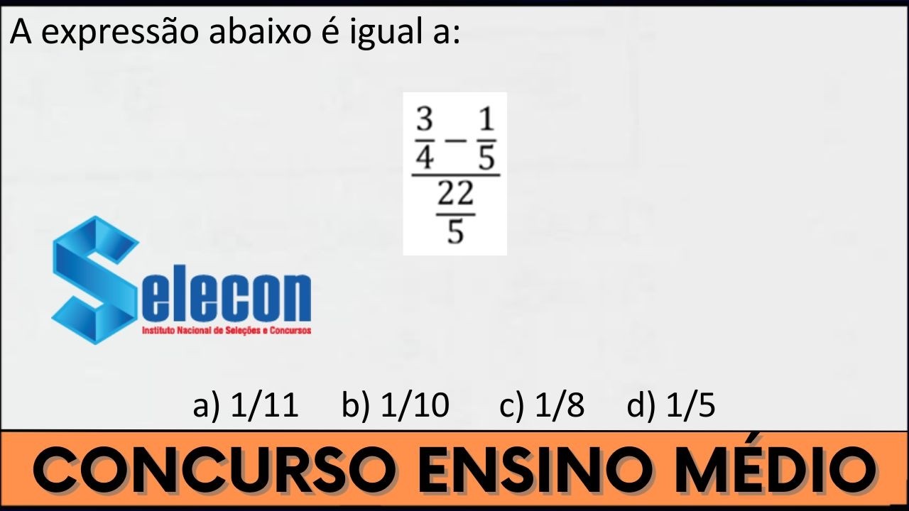 Como resolver EXPRESS&Atilde;O do CEFET na Prova da Banca SELECON