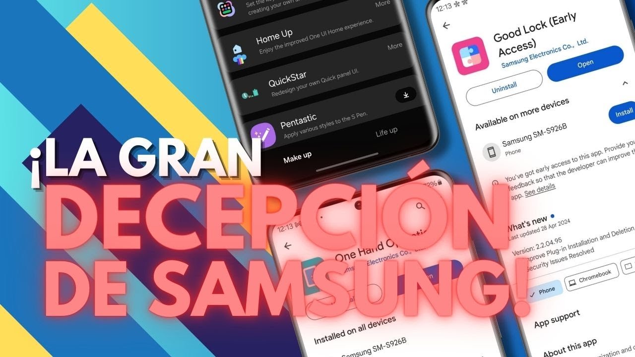 ¡¡POR FIN!! Samsung Good Lock LLEGA al PLAY STORE y es...