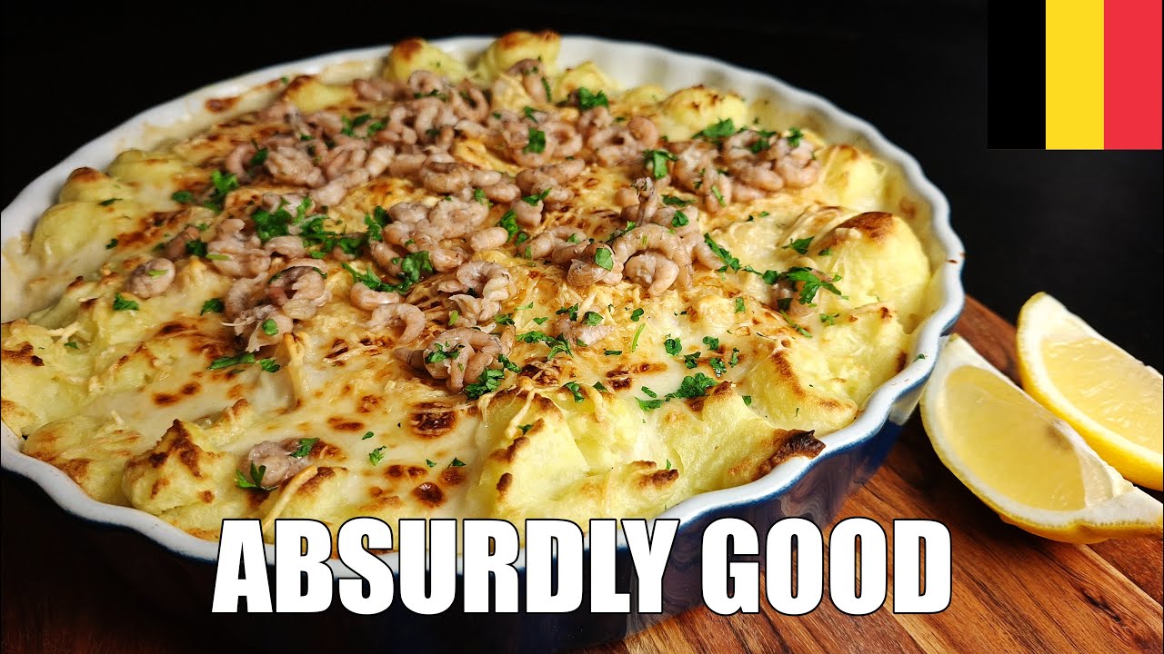 Authentic Ostend Fish Stew: Belgian Seafood Gratin