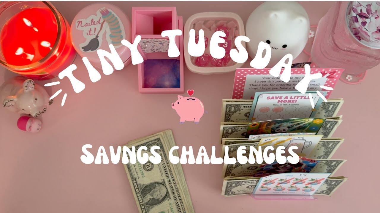 🐷💵 Tiny Tuesday | Saving $15 a Week | Savings Challenges