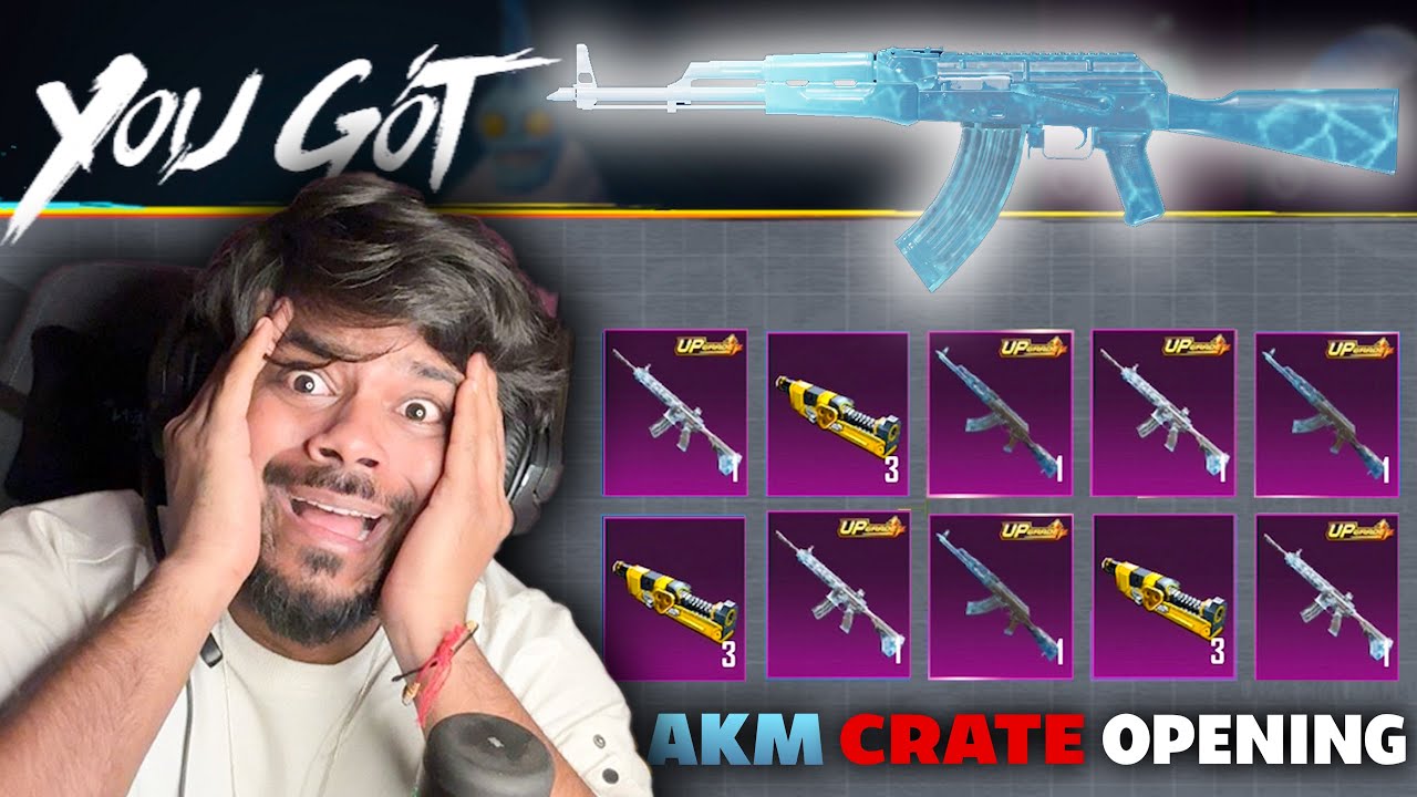 🔥AKM GLACIER - CRATE OPENING (Im Bankrupt😭)