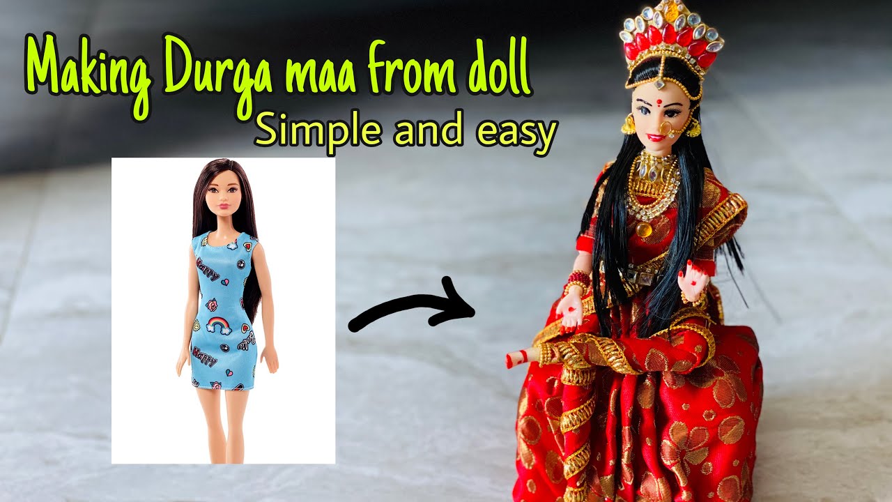 Durga maa doll makeover