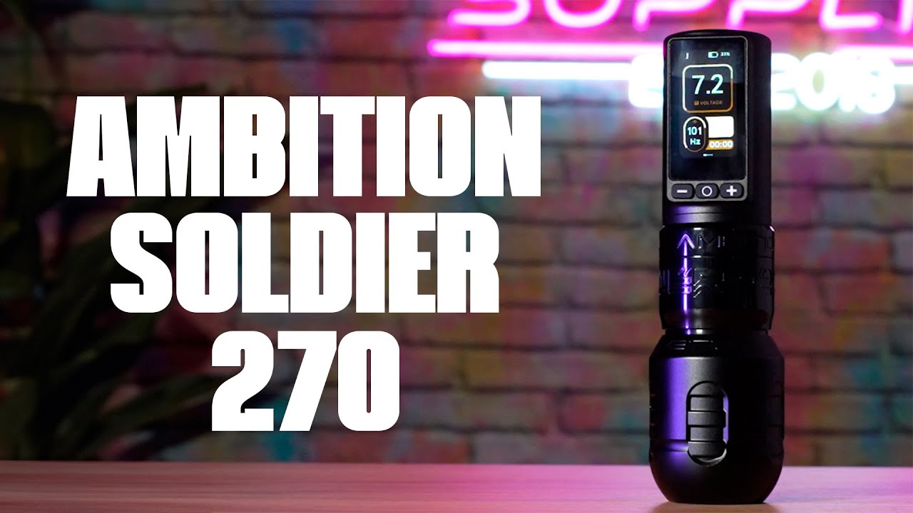 Hands on with the NEW Ambition Soldier 270 Tattoo Machine!!