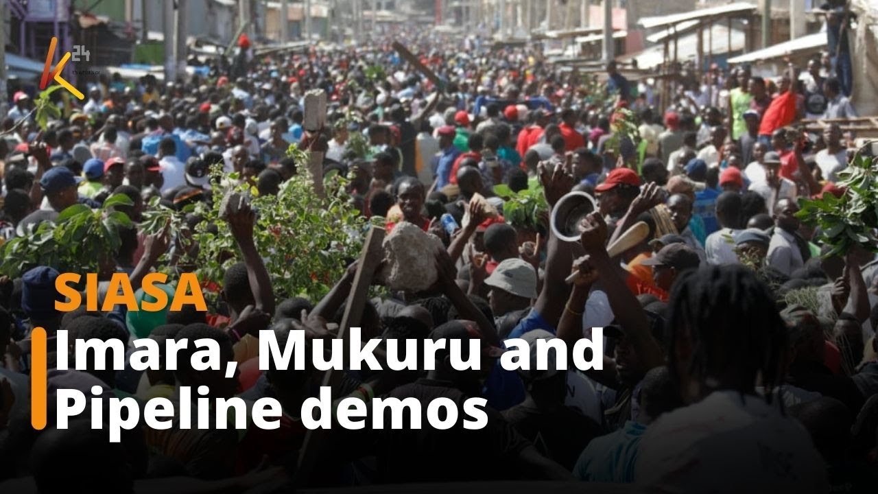 Raila Odinga leads Azimio protestors in Eastlands