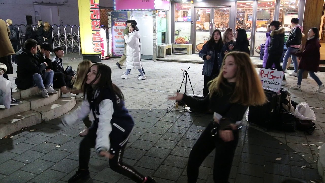 JHKTV]홍대댄스레드스파크hong dae k-pop dance red spark(russia) IDOL - BTS