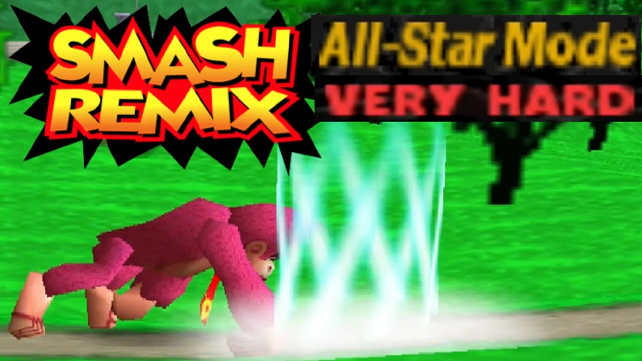 Smash Remix - All-Star Mode Gameplay with Donkey Kong (VERY HARD)