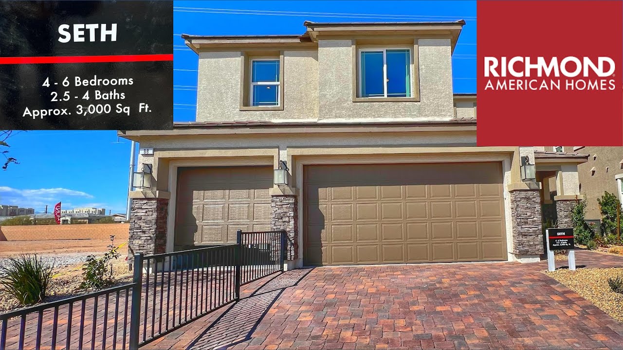 Seth Plan @ Timber Trials By Richmond American Homes - Silverado Ranch Homes For Sale - South Vegas