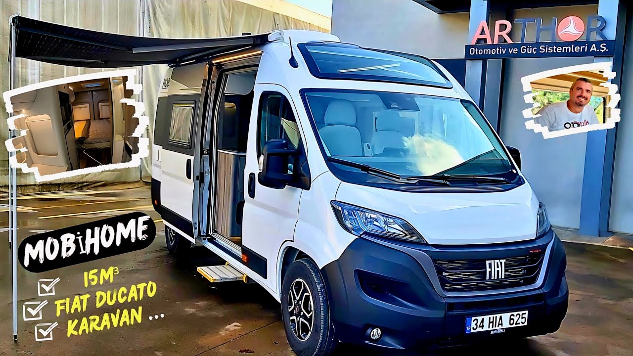MOBİHOME KARAVAN' DAN HARİKA BİR FIAT DUCATO KARAVAN | TÜM DETAYLAR VİDEODA.
