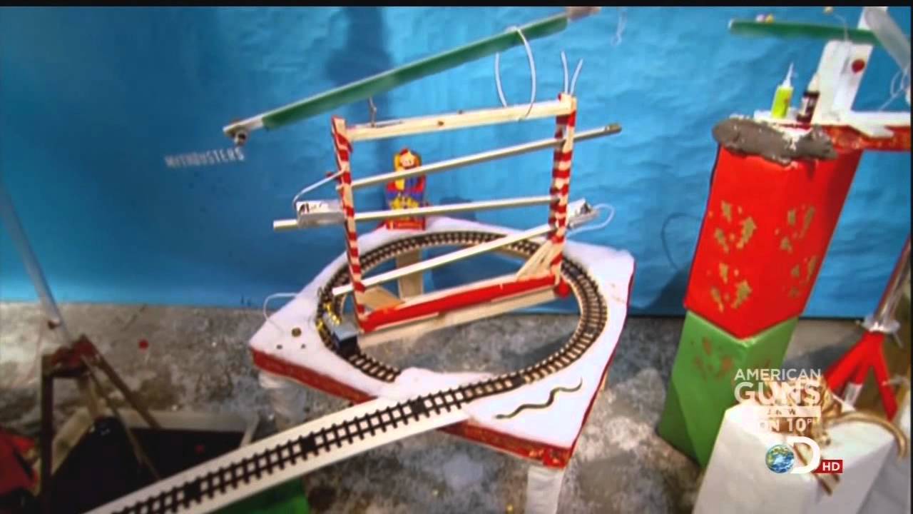 Mythbusters Christmas Special Rube Goldberg Machine BEST QUALITY