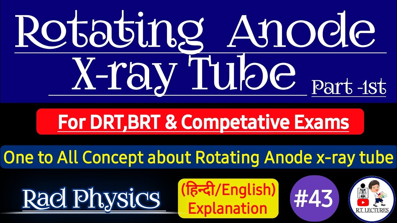 Rotating anode X-ray tube in hindi | Introduction and Principle in hindi 
