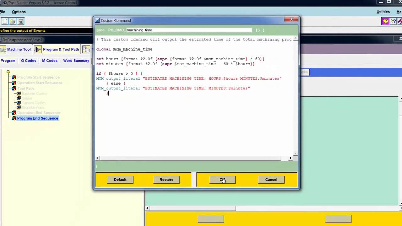 POSTPROCESSOR BUILDING - 