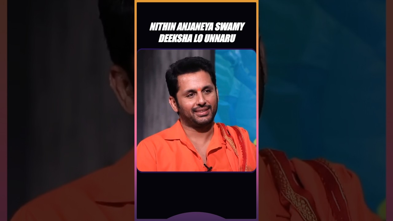 Nithin In Anjaneya Swamy Deeskha | Robinhood, Venky Kudumula, Sree Leela | Infini Feed |