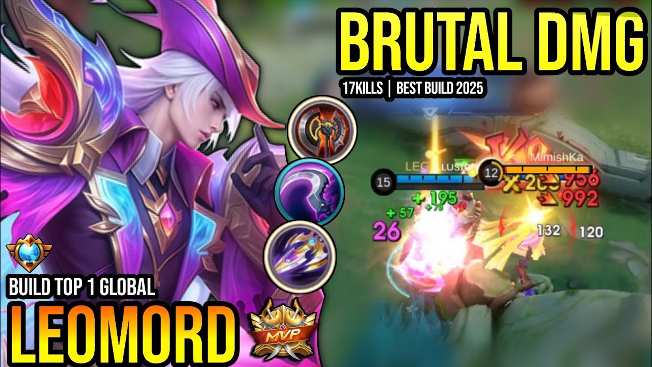 LEOMORD BEST BUILD 2025 | BUILD TOP 1 GLOBAL LEOMORD GAMEPLAY | MOBILE LEGENDS✓
