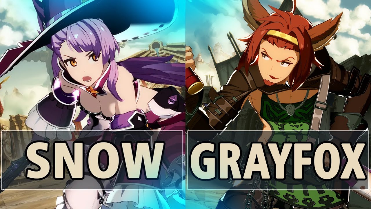 GBVSR:🔥Snow (Beatrix) Vs GrayFox (Lowain)🔥| High Level Gameplay.