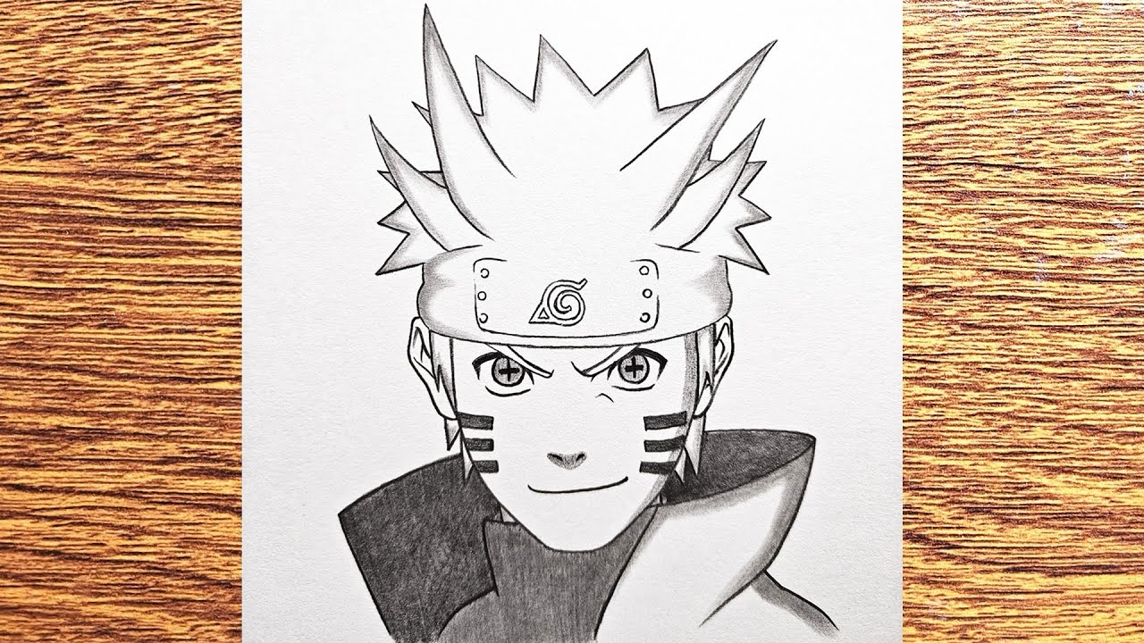 How To Draw Six Paths Naruto (Sage of Six Paths Mode) - Step by Step Tutorial
