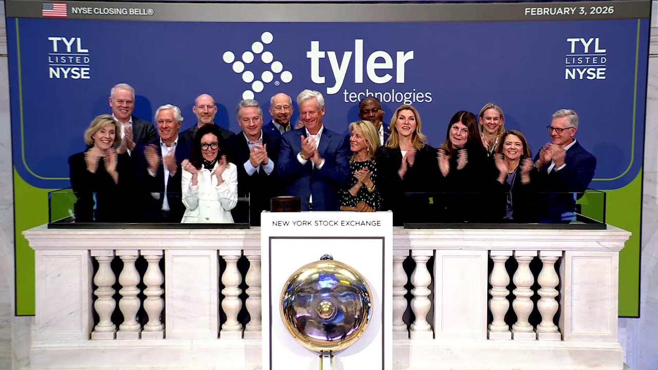 Tyler Technologies (NYSE: TYL) Rings The Closing Bell&reg;