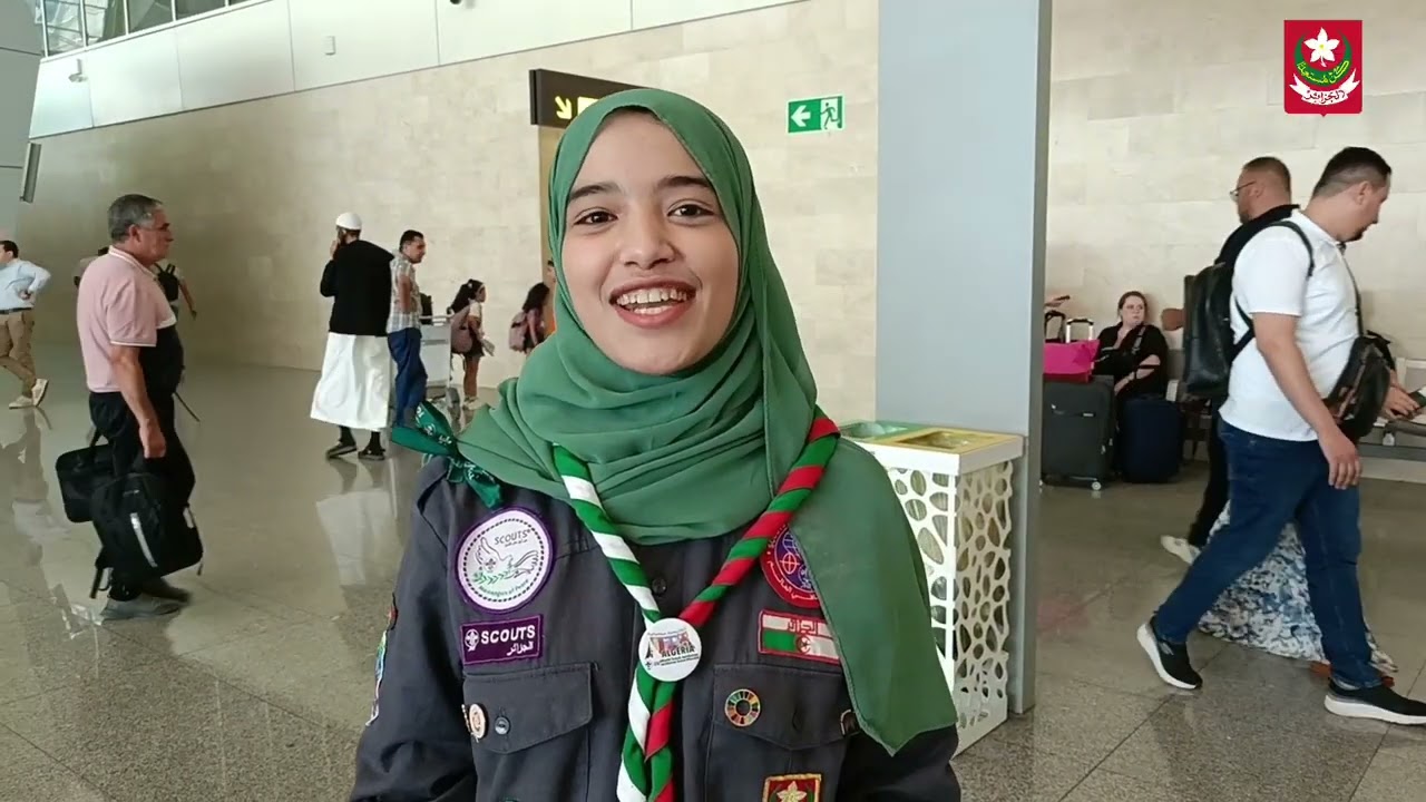 إنطلاق وفد الجزائر المشارك في المخيم العربي الثالث للدليلات، المقام بالمملكة الأردنية الهاشمية.