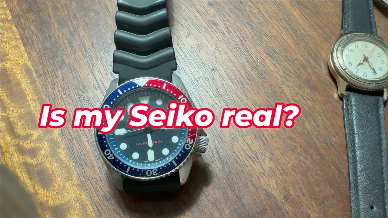 Is my Seiko Divers 200m 7S26-0020 watch fake?