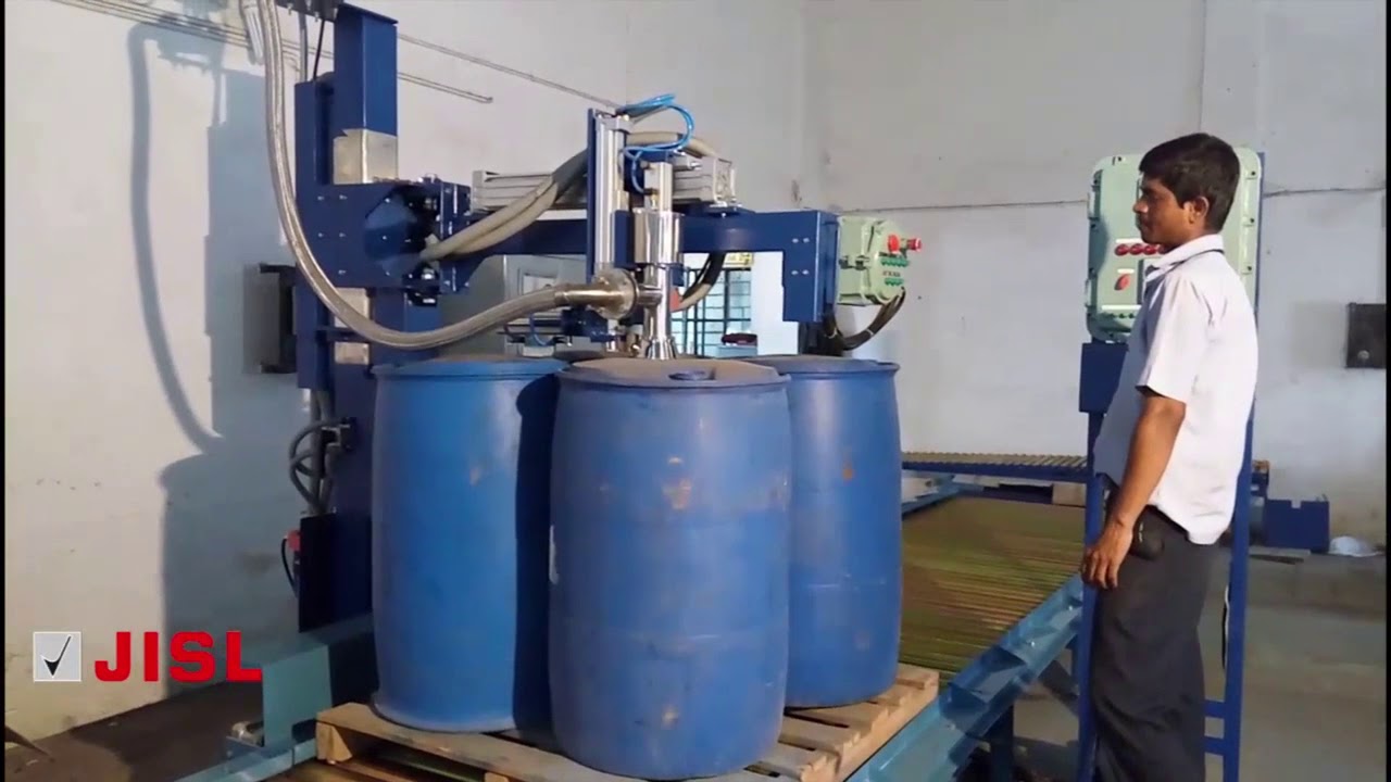 Palletised Drum Filling System