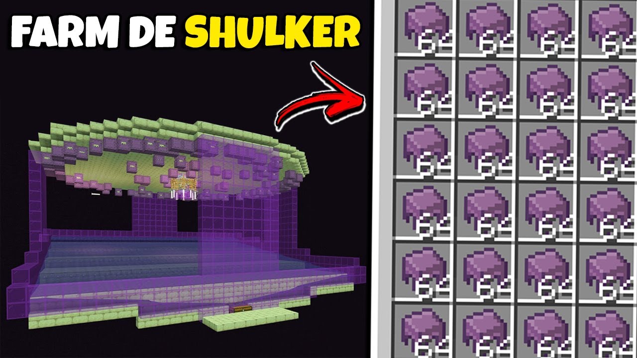 MELHOR Farm de SHULKER do @Legozin no Minecraft Bedrock