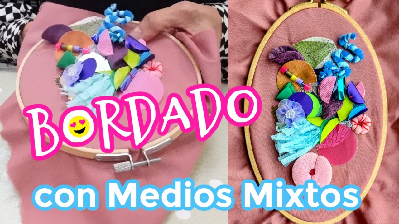 Bordado Dimensional con Medios Mixtos y Feria de Manualidades en Reino Unido