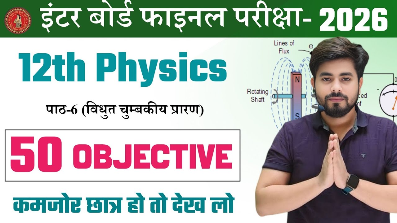 Class 12th Physics Chapter 6 Objective Question 2026 || Vvi Objective Question Class 12th Physics