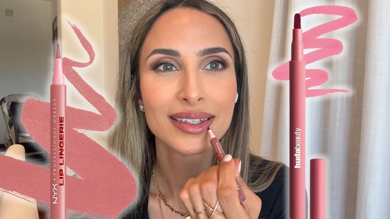 NYX против Huda Beauty Lip Stain | Cuff Me против Baby Pink