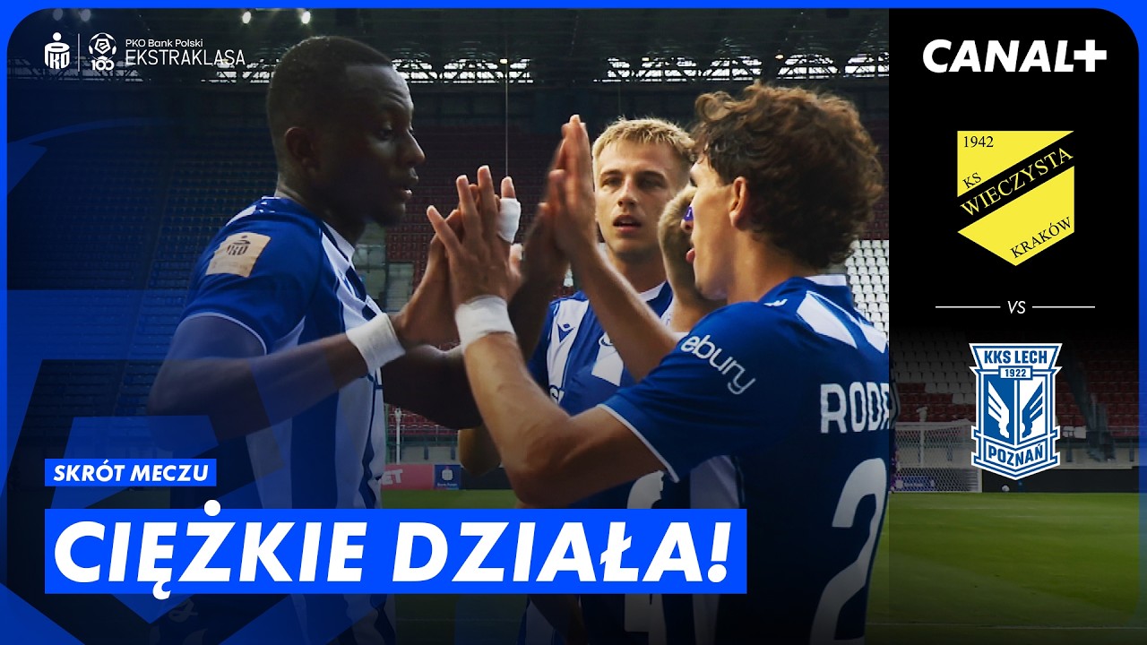 LECH WRACA DO GRY! POCISKI Z DYSTANSU ZROBIŁY R&Oacute;ŻNICĘ! WIECZYSTA &ndash; LECH, SKR&Oacute;T MECZU