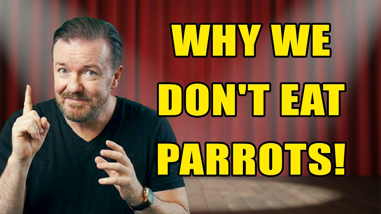 Ricky Gervais on Why We Don't Eat Parrots! | Stand Up Comedy