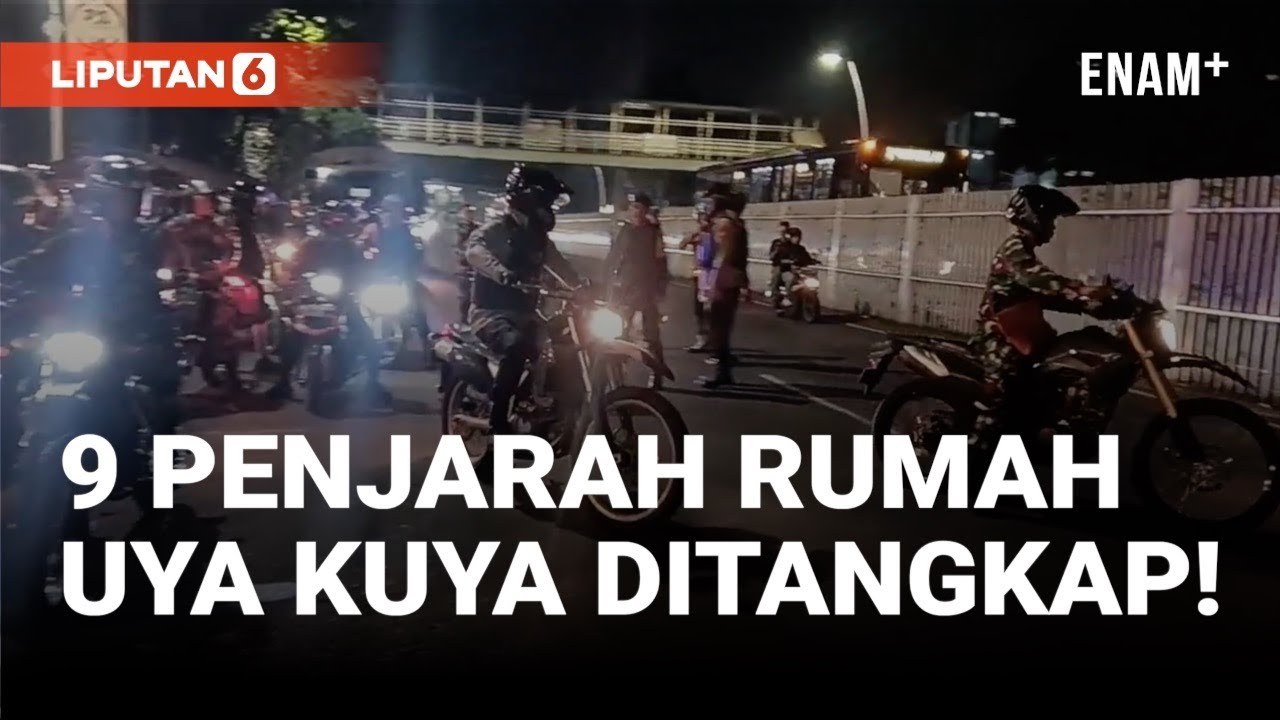 Polisi Tangkap 9 Terduga Penjarah Rumah Uya Kuya I Liputan6