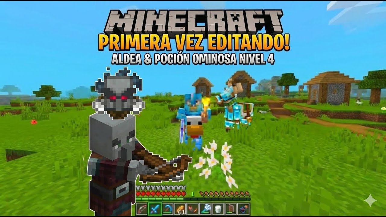 Supacraft - Raid Pocion Ominosa IV (Primera vez editando) MINECRAFT BEDROCK
