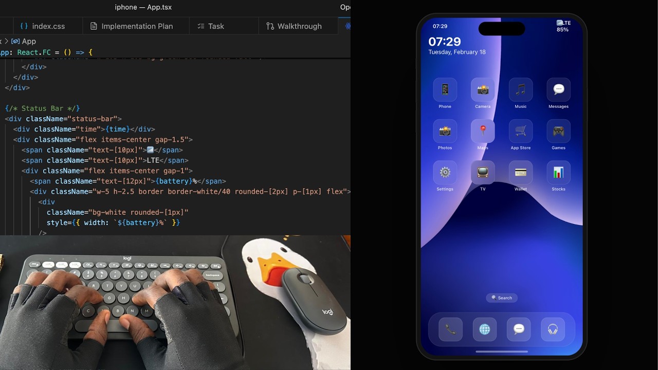 Coding IPhone Pro Max -  Asmr Programming