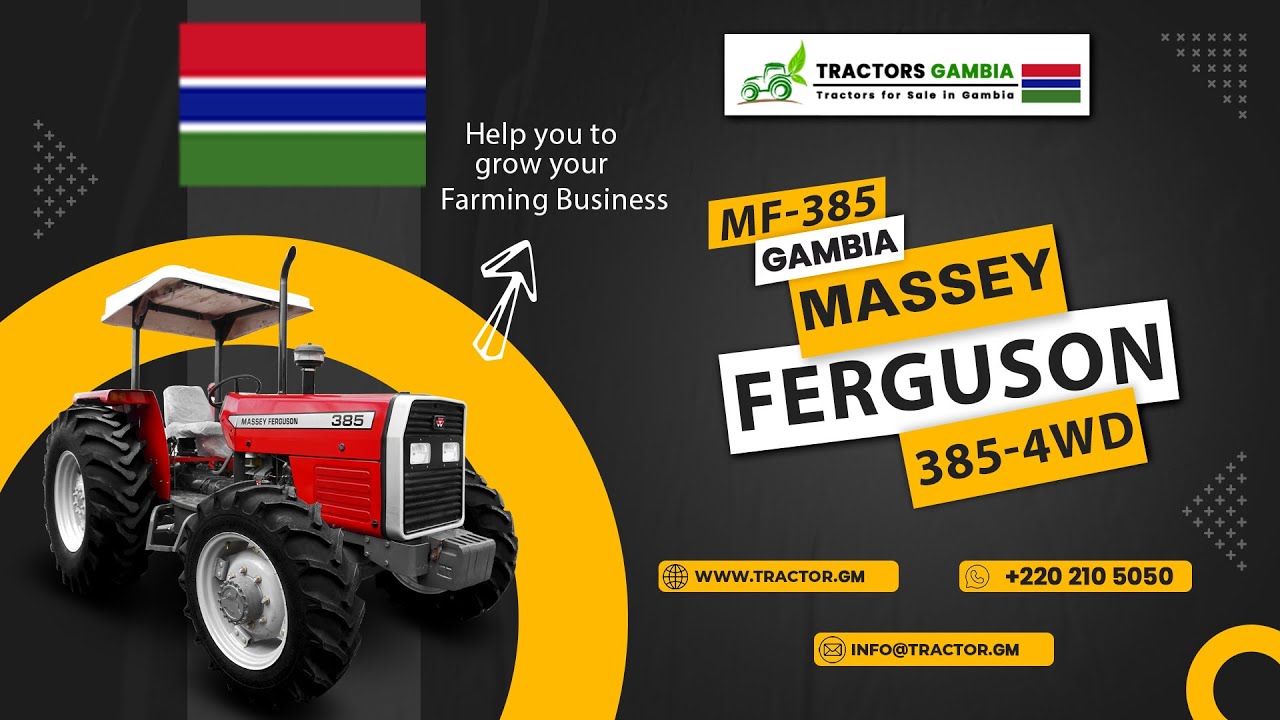 Massey Ferguson MF-385 4WD 85hp Tractors for Sale in Gambia