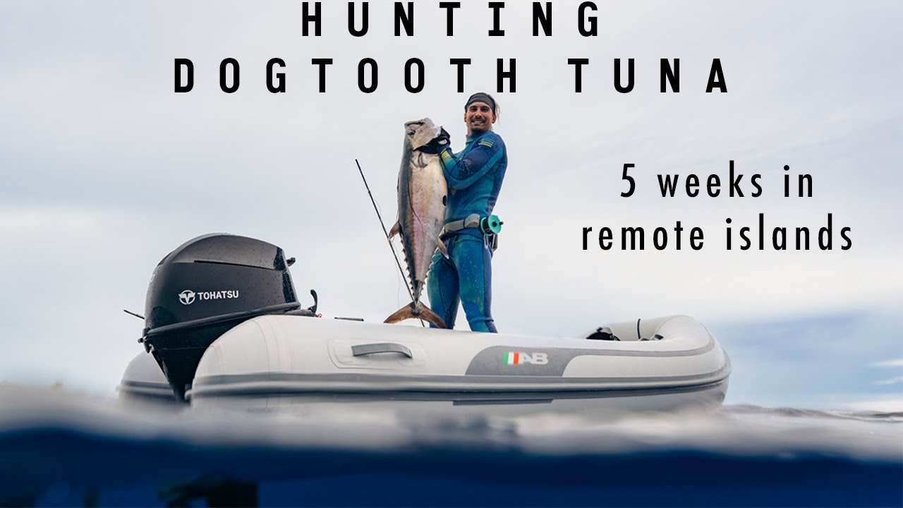 Spearfishing GIANT Dogtooth Tuna in Remote Tahitian Islands