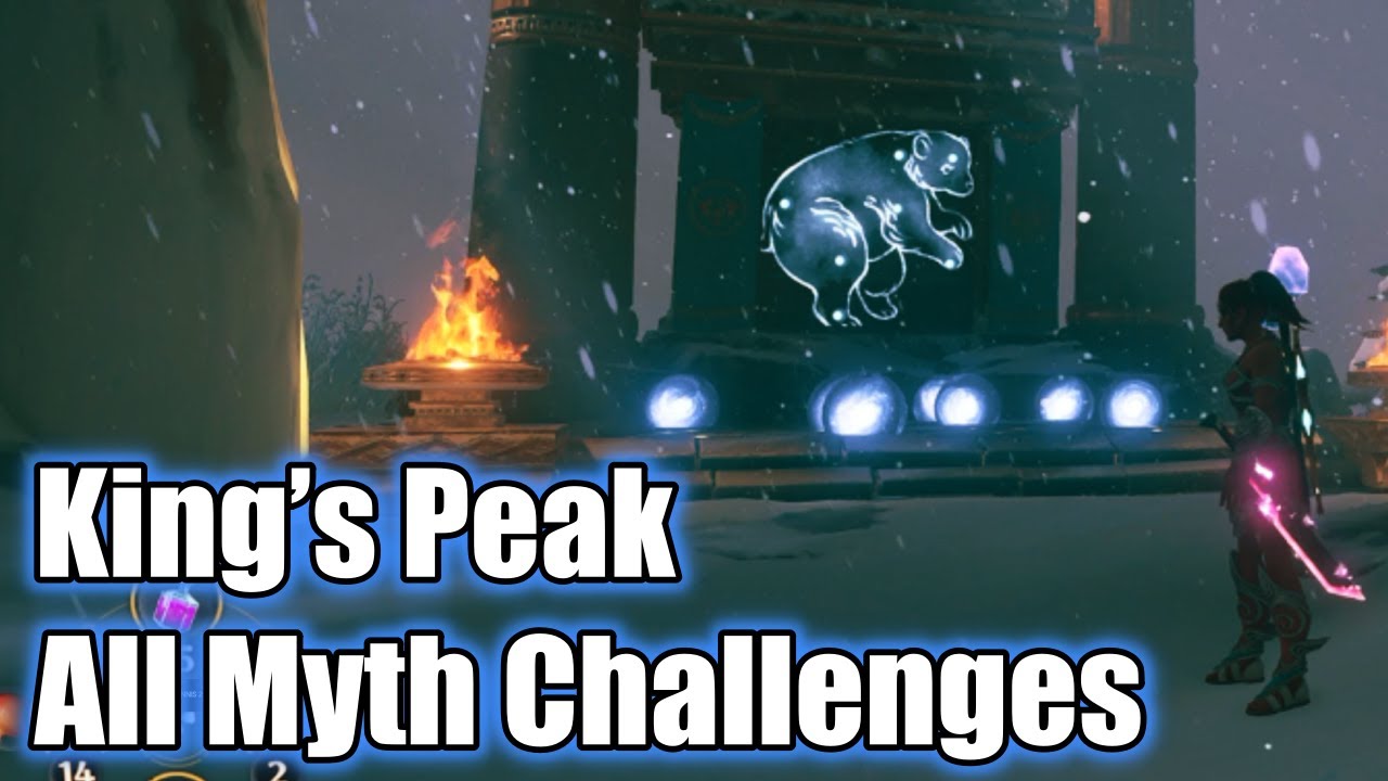 Immortals Fenyx Rising - All Myth Challenges Locations - King’s Peak