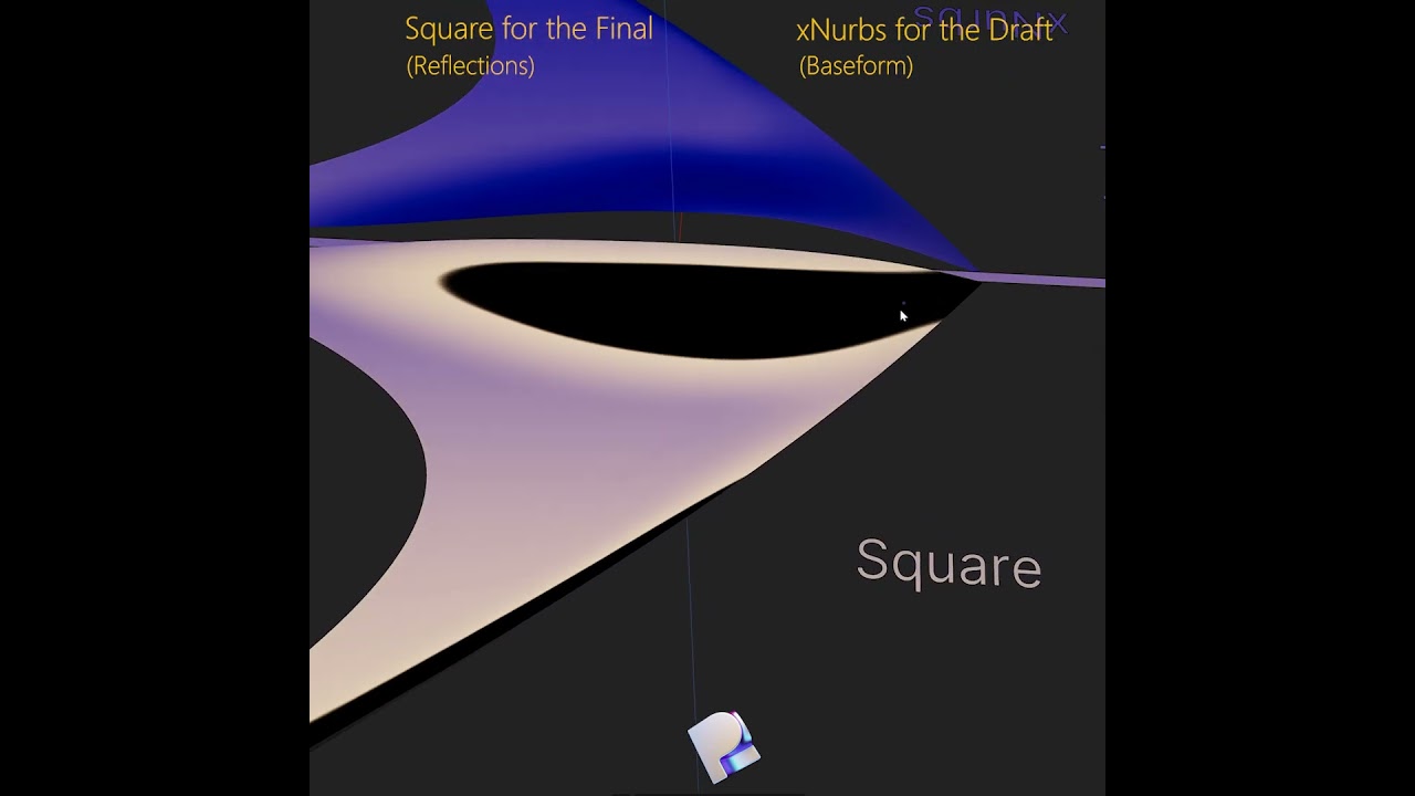 Square vs xNurbs #plasticity3d #plasticity