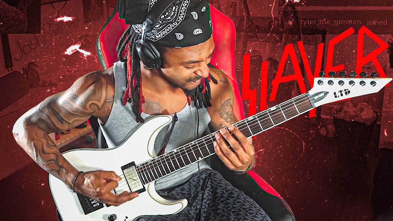 Slayer - Raining Blood (One take guitar cover)
