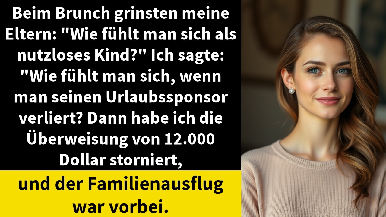 Beim Brunch grinsten meine Eltern: 