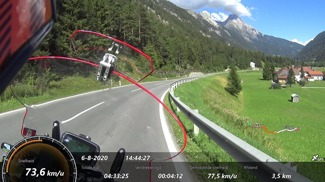 Verder op de Arlbergpas en slapen in Kaltenbach (Oostenrijk)