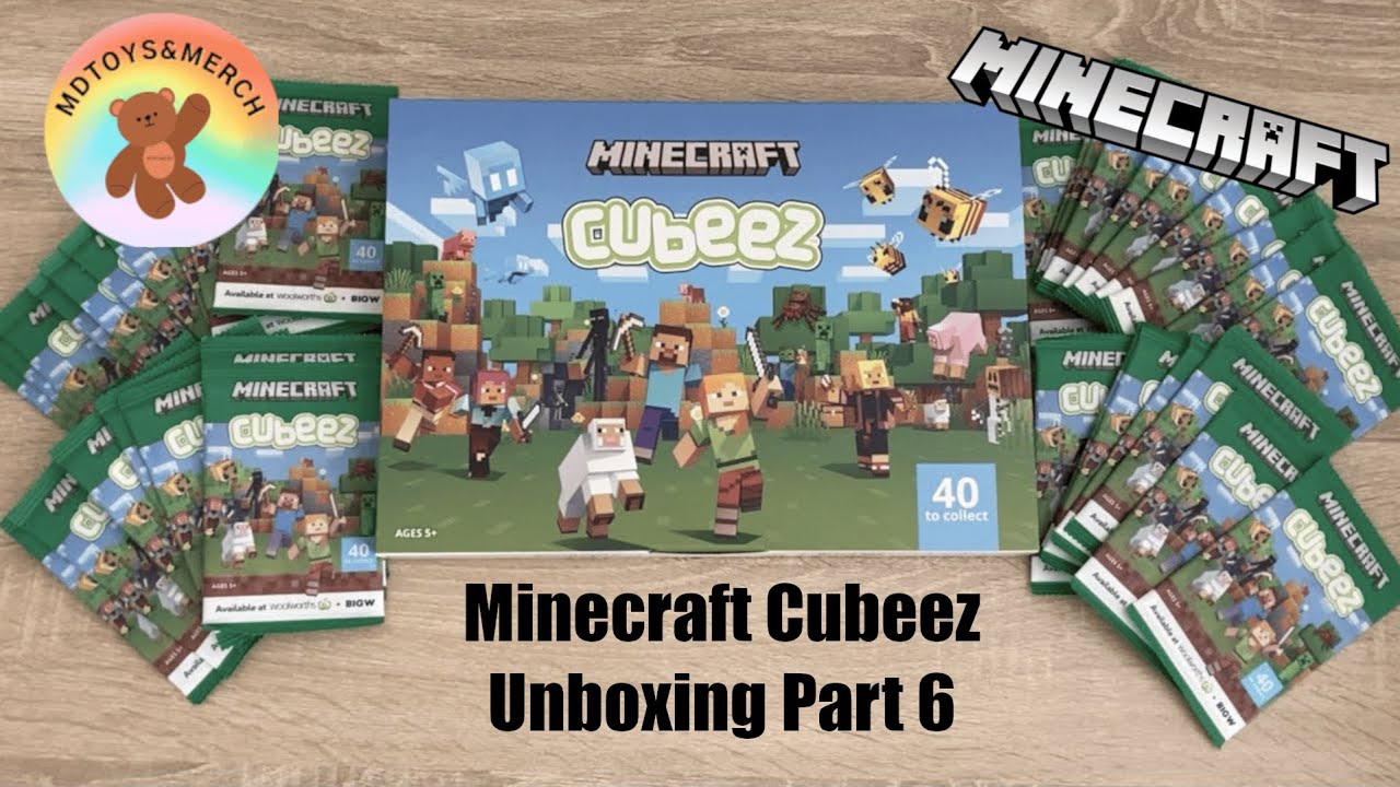 Unboxing Woolworths + Big W Minecraft Cubeez 2025!! (PART 6)