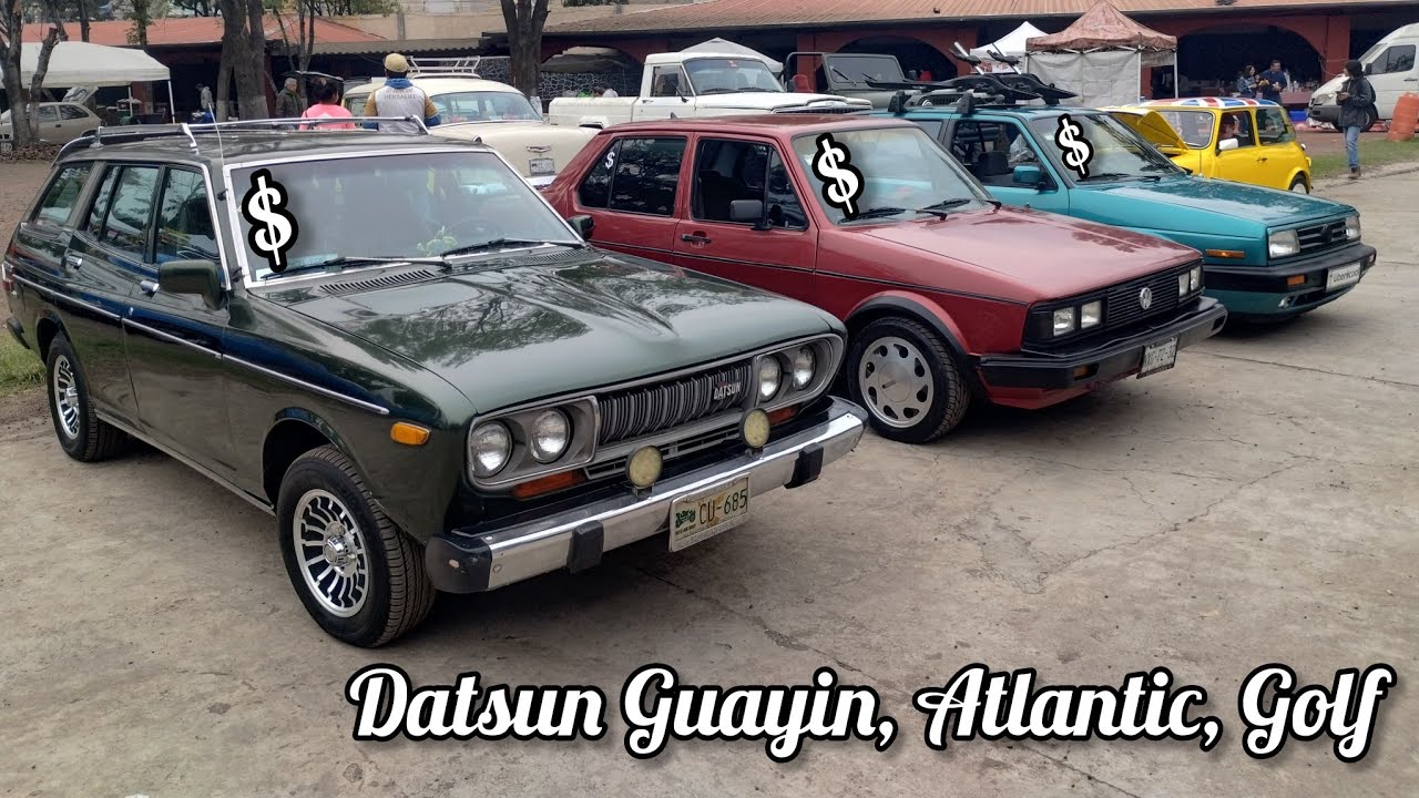 En Venta Datsun Guayin 1976, VW Atlantic 1987, VW Golf 1991. Bazar de la Carcacha.