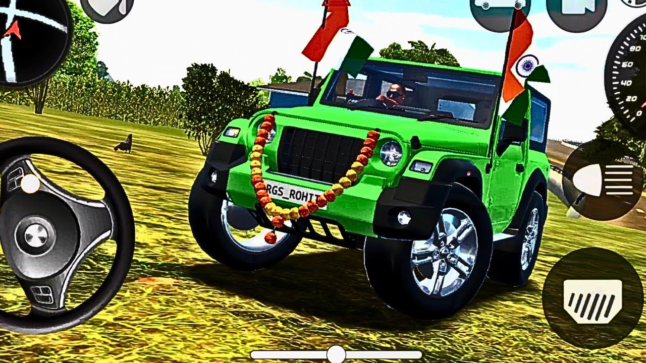 Modified Mahindra Thar😈Games:Indian Green Thar (Gadi Wala Games) Car Game Android Game - #2026