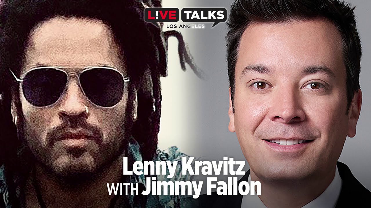 Lenny Kravitz in conversation with Jimmy Fallon at Live Talks Los Angeles
