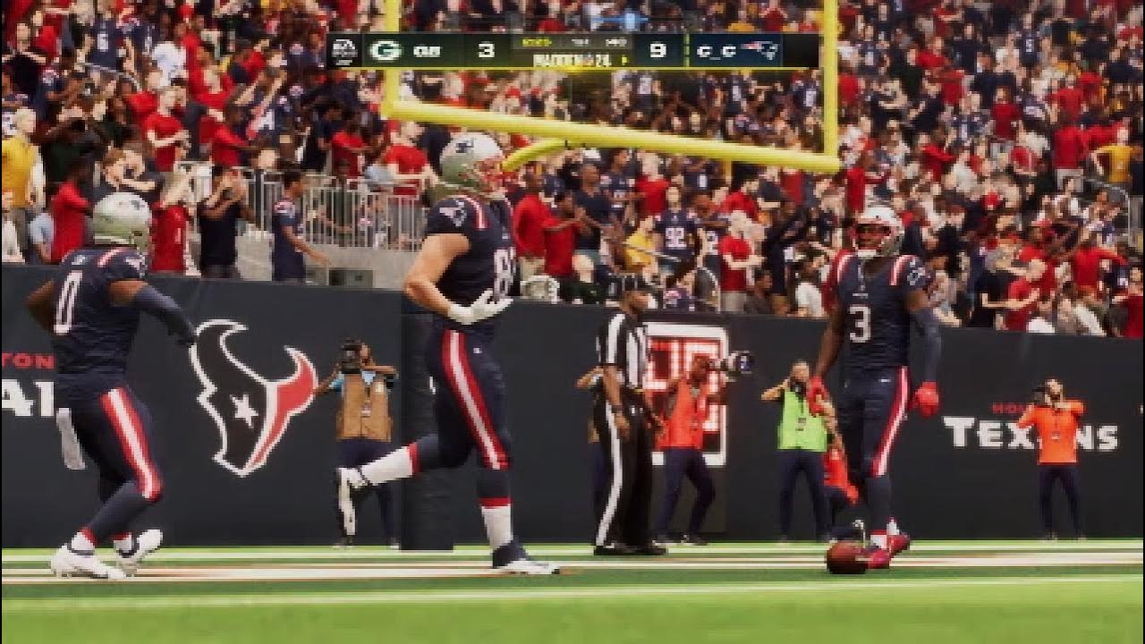 Madden 24 Rob Gronkowski Freezes in The End Zone