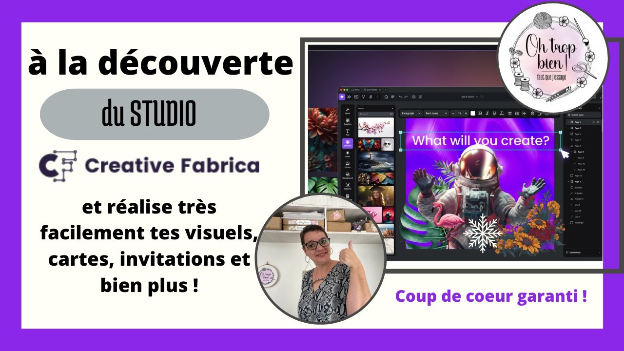 TUTO CREATIVE FABRICA STUDIO - faire soi-même ses visuels, c'est un jeu d'enfant #creativefabrica